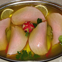 Szynka w galarecie z jajkiem