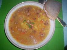 Fot. Mantu, grochówka ziołowa, lekka