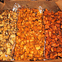 Kolorowe frytki wg M&Ł