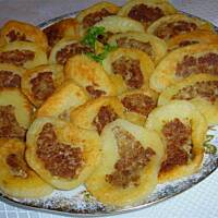 Przysmażane kluski z pieczarkami i wątróbką wg Mamy Różyczki