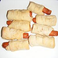 Parówki w cieście drożdżowym- Duńskie pølsehorn