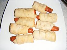 Fot. madzia81, Parówki w cieście drożdżowym- Duńskie pølsehorn