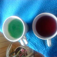 galaretka+ sos+ snieżka --> mały, pyszny deserek od milenki