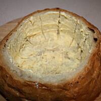 Ruloniki z boczku zapiekane w chlebie