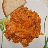 Szybki "bigos" z kapusty pekińskiej