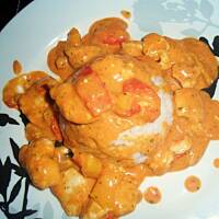 Potrawka z kurczaka w sosie paprykowym