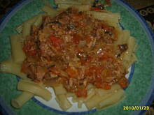 Fot. kr0pk4, Makaron z tuńczykiem i grzybkami