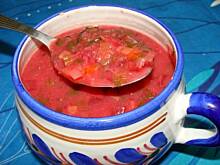 Fot. bing_translator, Ukrainian Borsch unusual