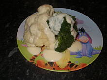 Fot. Marcusa, Serowy kalafior z brokułami dla dzieci i nie tylko