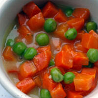 Groszek z marchewką