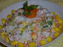 Fot. niebieska-różyczka, Sałatka z płatkami ryżowymi wg Różyczki