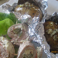 Ziemniaki zapiekane z czosnkiem i tymiankiem