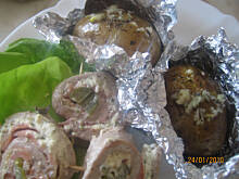 Fot. siekieratkaa, Ziemniaki zapiekane z czosnkiem i tymiankiem