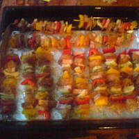 Pyszne szaszłyki z kurczaka Olenki1990