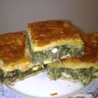 szpanakopita (czyli ciasto francuskie ze szpinakiem)