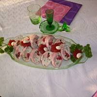 garnir/ ozdoby z soku/przecieru  pomidorowego