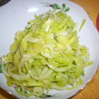 rybka z porem w kokosowej panierce