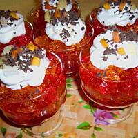 Deser z siekanej galaretki wg Różyczki