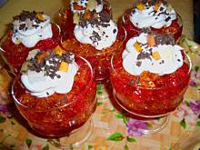 Fot. niebieska-różyczka, Deser z siekanej galaretki wg Różyczki