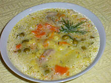 Fot. niebieska-różyczka, Zupa jarzynowa zarzucona zacierkami