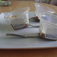 Galaretka kawowa z bitą śmietaną