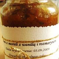 Dżem z moreli z prawdziwą wanilią i rozmarynem