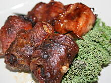 Fot. kasiul_a, Ślimaczkowe" szaszłyki ze schabu i boczku z śliwką kasiuli