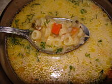 Fot. emocja, Pieczarkowa- mocno pieczarkowa z makaronem