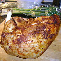 pieczony indyk i papryka nadziewana