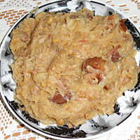 kwaszona kapusta z grochem