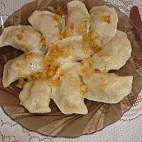 Pierogi z mięsem i kapustą kiszoną