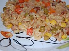 Fot. Dotia, Risotto z mięsem mielonym i kiełbaską