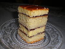 Fot. bozena28, Sernik z biszkoptem i polewą