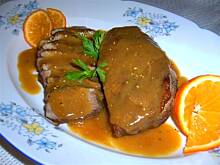 Fot. niebieska-różyczka, Piersi z kaczki w pikantnym sosie pomarańczowym