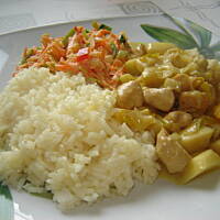 Piersi kurczaka w sosie curry