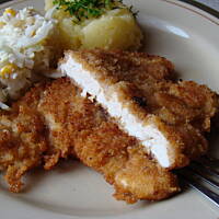 Delikatne kotlety z kurczaka + surówka z pekińskiej