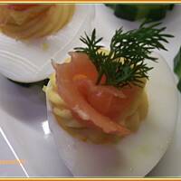 Jaja z łososiem Alll