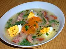 Fot. niebieska-różyczka, Żurek na soku warzywnym