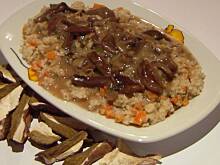 Fot. megii013, Wigilijna kasza z sosem grzybowym