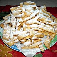 Faworki (bez smietany)-przepis wloski