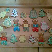 Piernikowe ozdoby na choinkę