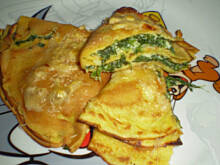 Fot. hancia, Naleśniki ze szpinakiem
