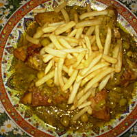 Tagine z kurczaka z oliwkami-potrawa marokanska