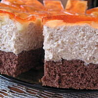 Biszkopt z masą bananową