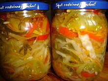 Fot. justysia4444, Sałatka z zielonych pomidorów- w słoiki- sprawdzona