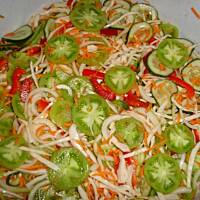 Sałatka z zielonych pomidorów- w słoiki- sprawdzona