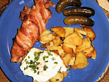 Fot. mariola2000, Kiełbaska w boczku wg M&Ł