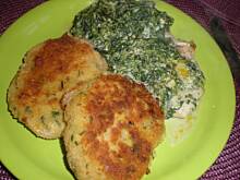 Fot. pesteczka, delicja z kurczaka w sosie śmietanowo-szpinakowym