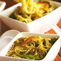 eve's kurczak w sosie z czarnej fasoli