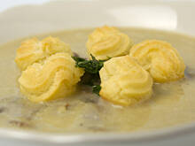 Fot. Wkn, Krem z porów z pieczarkami